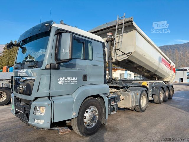 Standardowy ciągnik siodłowy MAN TGS 18.500 4X4 H Pritarder + Schwarzmüller Alu