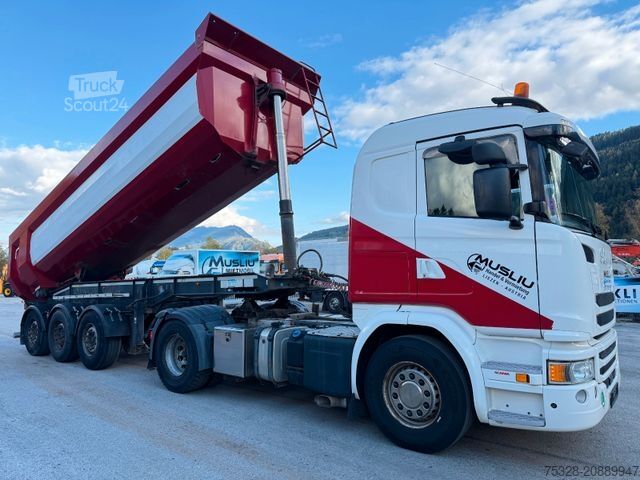 Standardowy ciągnik siodłowy SCANIA G450 4X2 BL  Auflieger Schwarzmüller 24m³ Hardox