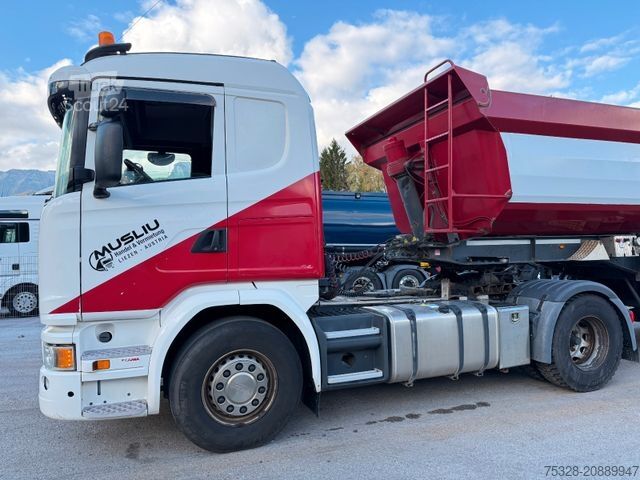 Standardowy ciągnik siodłowy SCANIA G450 4X2 BL Auflieger Schwarzmüller 24m³ Hardox