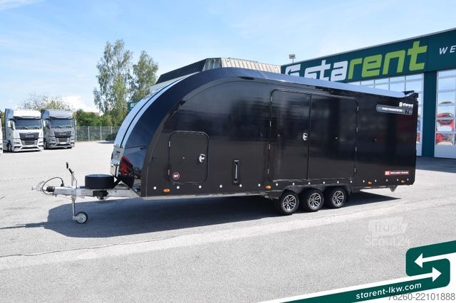 Автовозный прицеп BRIAN JAMES TRAILERS Race Transporter 7, Seilwinde, elektr. Klappe