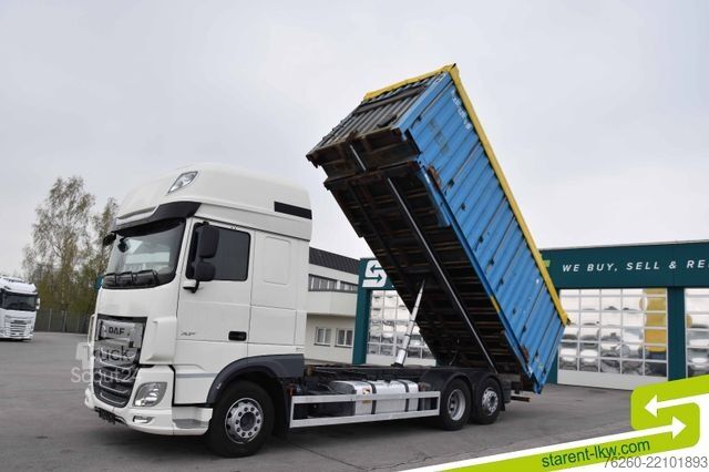 Kipper LKW DAF XF 480 6x2 Kipp-WAB SSC Retarder Standklima