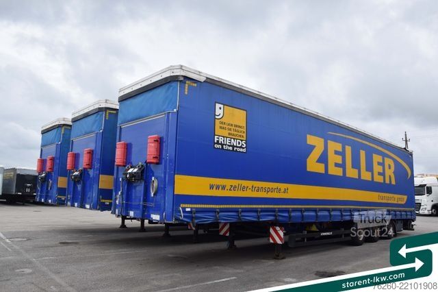 Atvira puspriekabė su tentu SCHWARZMÜLLER Megatrailer Coil Verbreiterbar BPW Hubdach