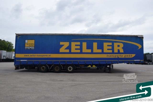 Atvira puspriekabė su tentu SCHWARZMÜLLER Megatrailer Coil Verbreiterbar BPW Hubdach