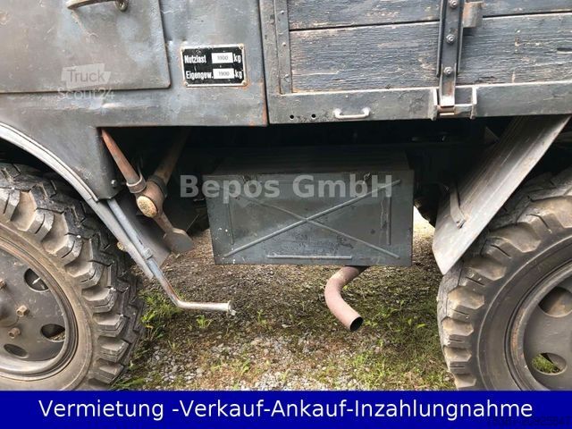 Pick-up varebil MERCEDES-BENZ Damlier-Benz U 25 -Unimog -Cabrio-H Kennzeichen
