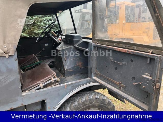 Pick-up varebil MERCEDES-BENZ Damlier-Benz U 25 -Unimog -Cabrio-H Kennzeichen