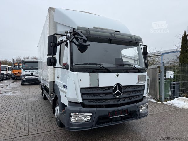 Tentinė furgonė MERCEDES-BENZ Atego 818 L Pritsche+Plane+LBW/Klima/EURO6D