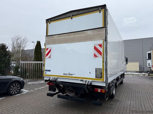 Tentinė furgonė MERCEDES-BENZ Atego 818 L Pritsche+Plane+LBW/Klima/EURO6D