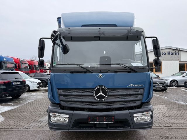 Curtain sider van MERCEDES-BENZ Atego 818 Pritsche+Plane+Edscha+LBW/Klima/EURO6D