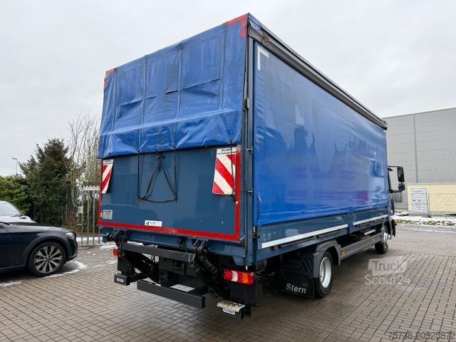 Curtain sider van MERCEDES-BENZ Atego 818 Pritsche+Plane+Edscha+LBW/Klima/EURO6D