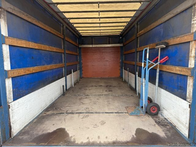 Curtain sider van MERCEDES-BENZ Atego 818 Pritsche+Plane+Edscha+LBW/Klima/EURO6D