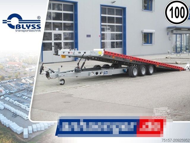 Autotransporter Anhänger BLYSS Merkur XL Fahrzeugtransporter 655x205cm 3500kgGG