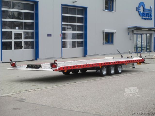 Autotransporter Anhänger BLYSS Merkur XL Fahrzeugtransporter 655x205cm 3500kgGG