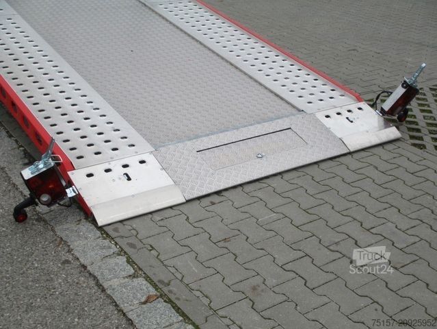Autotransporter Anhänger BLYSS Merkur XL Fahrzeugtransporter 655x205cm 3500kgGG