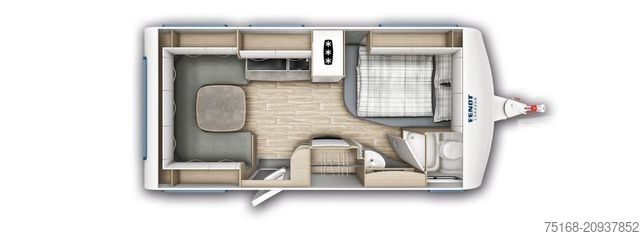 Caravan FENDT Bianco Selection 465 SFB Modell 2025 / 1800 kg /