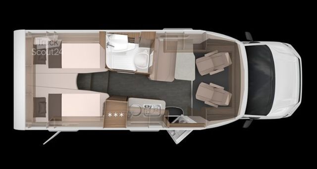 Autorulotă semi-integrată KNAUS Van TI 640 MEG VANSATION Modell 2026