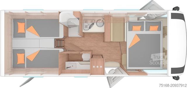 Autorulotă integrată WEINSBERG CaraCore 700 MEG Modell 2026