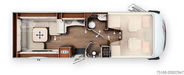 Autorulotă integrată CARTHAGO liner-for-two I 53 Abverkauf Modelljahreswechsel