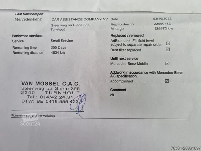 Furgone Mercedes-Benz Vito 114 CDI/ Airco/ Navi/ E6