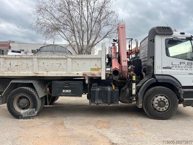Camião porta-contentores de gancho Mercedes-Benz 1828