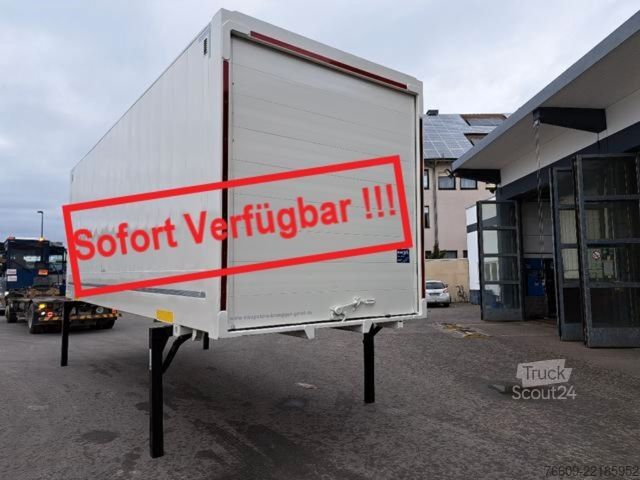 Maiņu virsbūves piekabe KRONE Heck Alu.- Rolltor