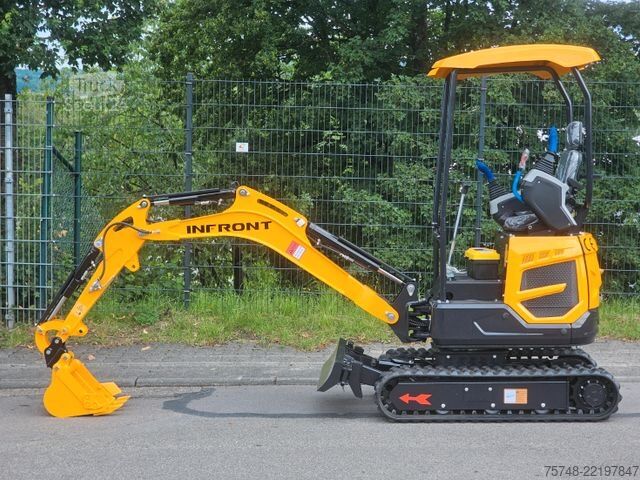 Mini bager  Minibagger 3 Zylinder Diesel 1280 kg Joystickst.