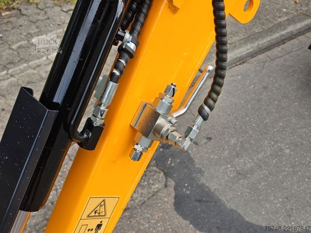 Mini bager  Minibagger 3 Zylinder Diesel 1280 kg Joystickst.