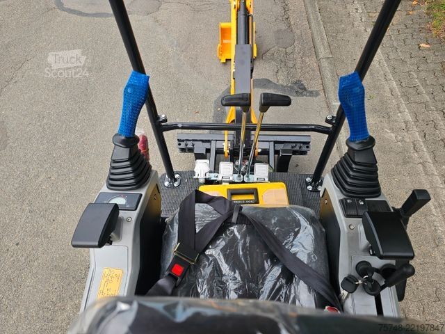 Mini bager  Minibagger 3 Zylinder Diesel 1280 kg Joystickst.