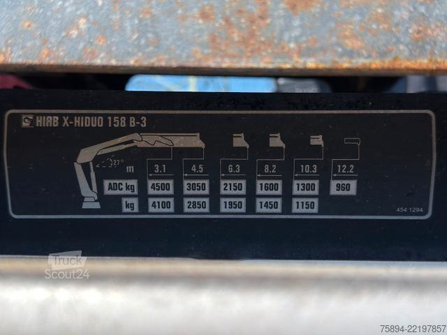 Auto-dizalica montirana na kamionu SCANIA P 410 Kipper 4,95m * KRAN/FUNK + BORDMATIC *6x4