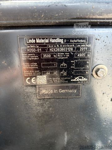 Čelní vysokozdvižný vozík LINDE H35D-01 Stapler Diesel BJ-2011