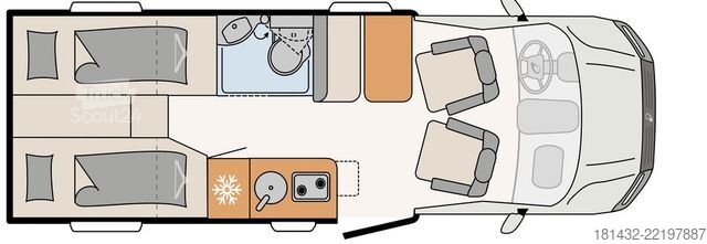 Félintegrált lakóautó DETHLEFFS Globebus Performance 46 4x4