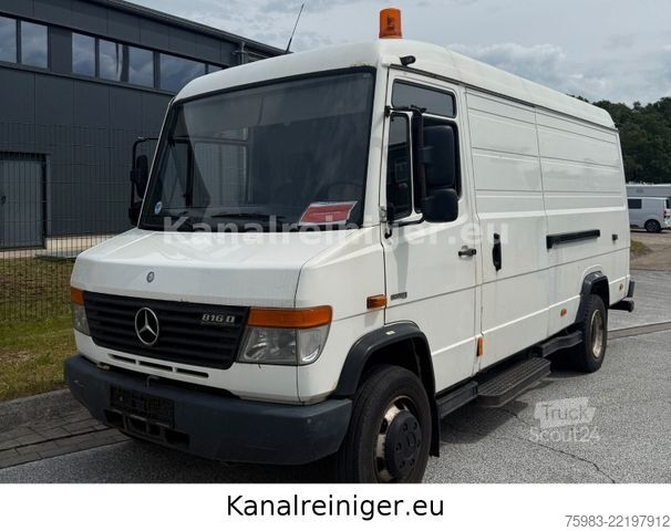 Vakumlu tank kamyonu MERCEDES-BENZ Vario 816 D - Müller Einbauspüler 7,5t