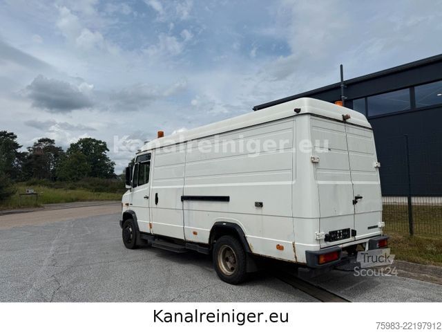Vakumlu tank kamyonu MERCEDES-BENZ Vario 816 D - Müller Einbauspüler 7,5t