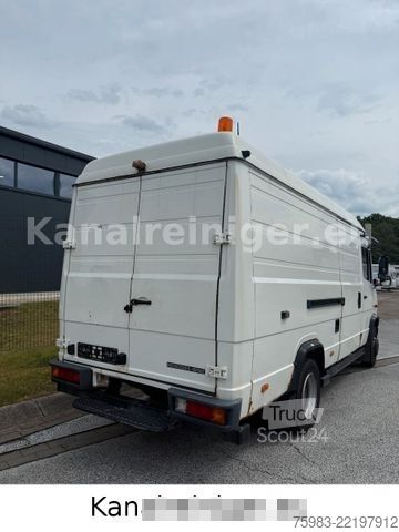 Vakumlu tank kamyonu MERCEDES-BENZ Vario 816 D - Müller Einbauspüler 7,5t