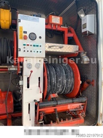 Vakumlu tank kamyonu MERCEDES-BENZ Vario 816 D - Müller Einbauspüler 7,5t