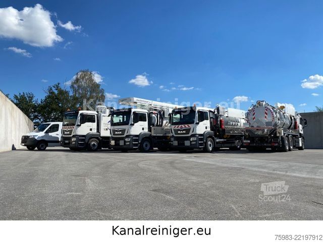 Vakumlu tank kamyonu MERCEDES-BENZ Vario 816 D - Müller Einbauspüler 7,5t