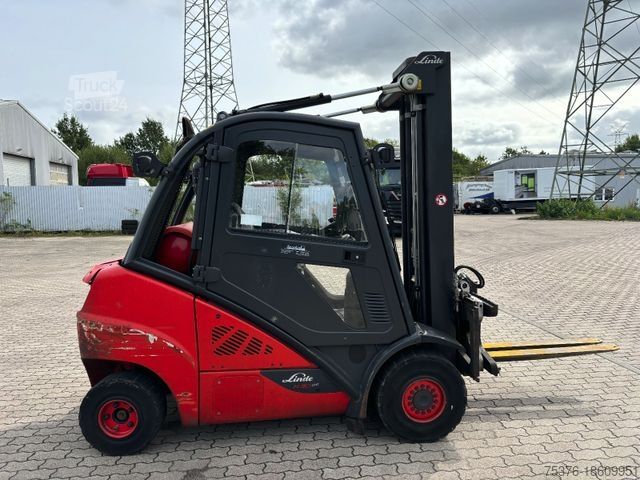Carrello elevatore frontale LINDE H30T-02 Triplex Seitensc. Durwen Drehgerät 360°