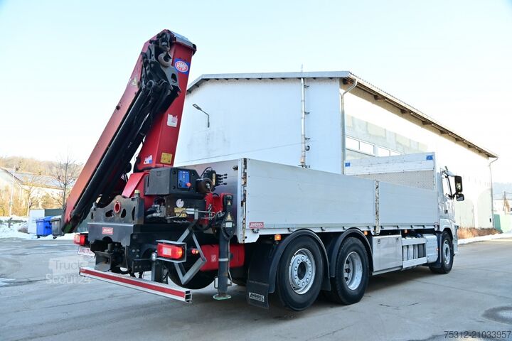 Tentinė platforma sunkvežimis Volvo FM460  HMF 2120 4330kg 10.2m K3 Funk Lift Lenk
