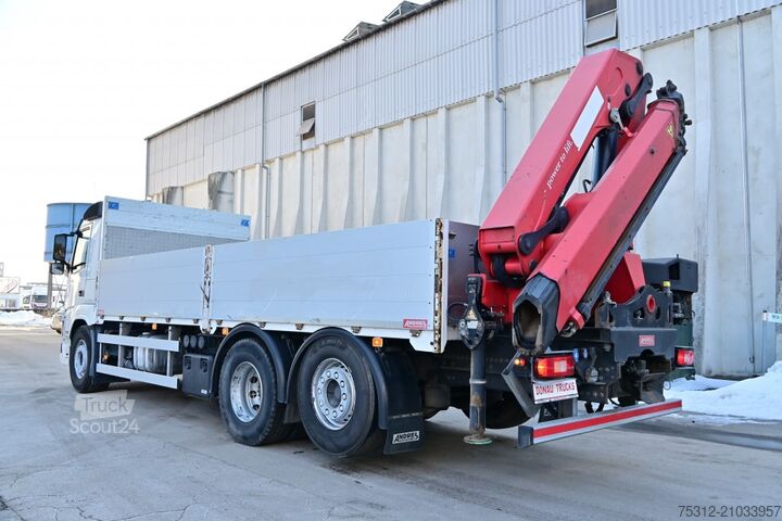 Tentinė platforma sunkvežimis Volvo FM460  HMF 2120 4330kg 10.2m K3 Funk Lift Lenk