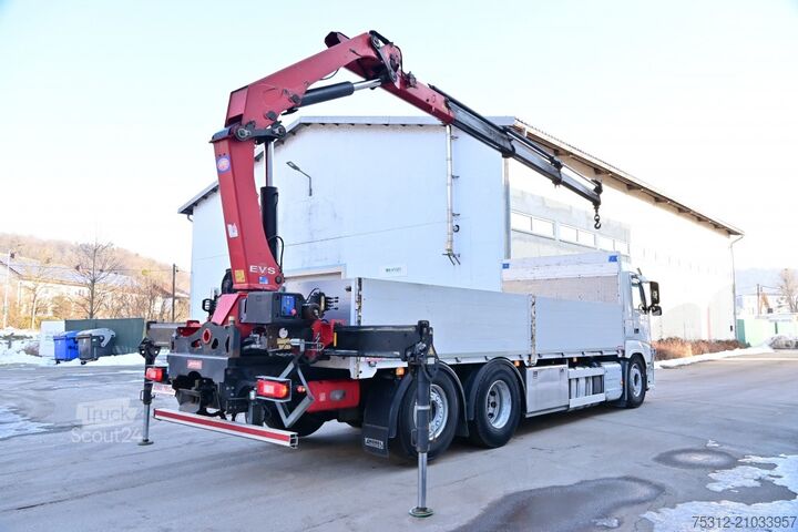 Tentinė platforma sunkvežimis Volvo FM460  HMF 2120 4330kg 10.2m K3 Funk Lift Lenk