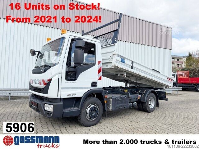Transporter mit Kipper Iveco ML80E21 4x2, 2x AHK, mehrfach vorhanden!