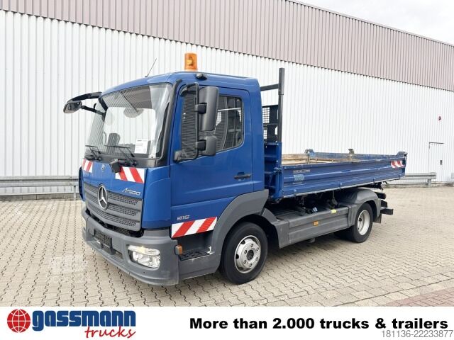 Transporter mit Kipper Mercedes-Benz Atego 816 K 4x2, 2x AHK, Meiller-Kipper, mehrfach