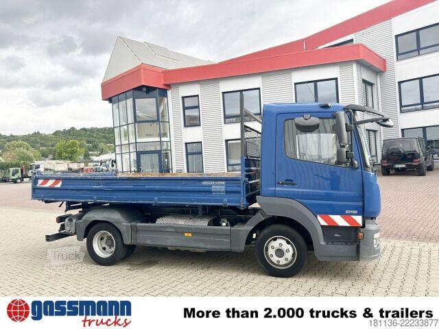 Transporter mit Kipper Mercedes-Benz Atego 816 K 4x2, 2x AHK, Meiller-Kipper, mehrfach