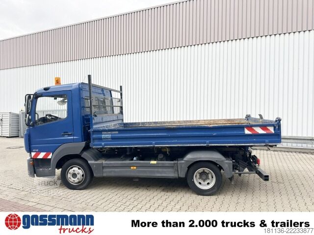 Tippbil skåpbil Mercedes-Benz Atego 816 K 4x2, 2x AHK, Meiller-Kipper, mehrfach
