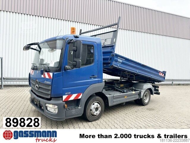 Furgão basculante Mercedes-Benz Atego 816 K 4x2, 2x AHK, Meiller-Kipper, mehrfach