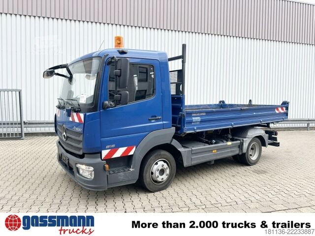 Furgão basculante Mercedes-Benz Atego 816 K 4x2, 2x AHK, Meiller-Kipper, mehrfach