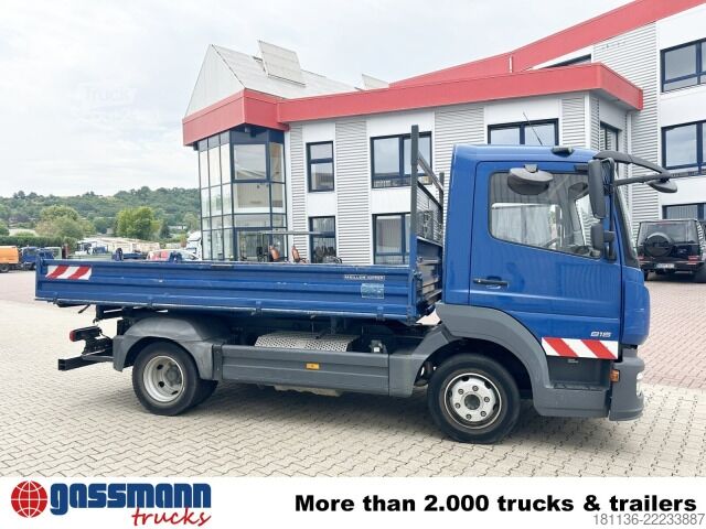 Furgão basculante Mercedes-Benz Atego 816 K 4x2, 2x AHK, Meiller-Kipper, mehrfach