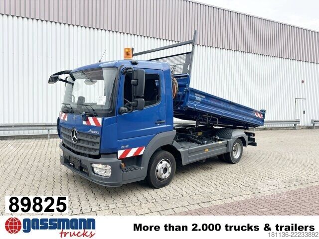 Transporter mit Kipper Mercedes-Benz Atego 816 K 4x2, 2x AHK, Meiller-Kipper, mehrfach