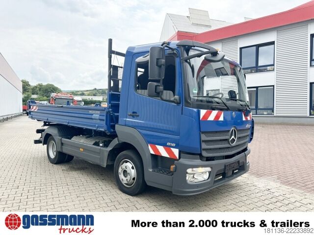 Transporter mit Kipper Mercedes-Benz Atego 816 K 4x2, 2x AHK, Meiller-Kipper, mehrfach