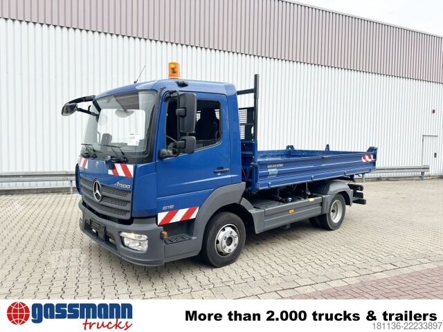 Furgão basculante Mercedes-Benz Atego 816 K 4x2, 2x AHK, Meiller-Kipper, mehrfach