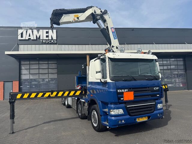 Camion-grue DAF CF 85 CF 85.410 8x2 HMF 6020-O K6